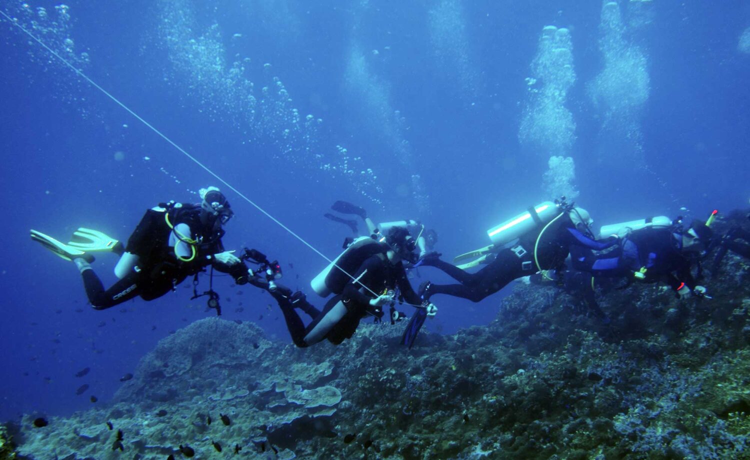 diving cruising banda sea scuba diver