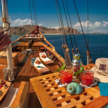 well being mocktail sundeck luxury yacht indonesia