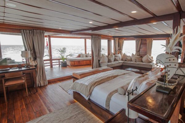 Prana batavia master suite xury yacht charter Indonesia