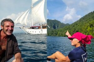 Konjo diving expedition leaders indonesia pinisi cruise remote indonesian island
