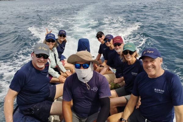 Happy Konjo guests during cruise Indonesia